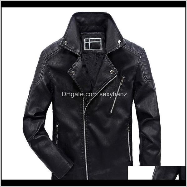 jackets outerwear & coats apparel drop delivery moruancle leather 2021 winter mens fashion motorcycle jacket pu windproof coat male brand cl, Black;brown
jackets outerwear & coats apparel drop delivery moruancle leather 2021 winter mens fashion motorcycle jacket pu windproof coat male brand cl, Black;brown