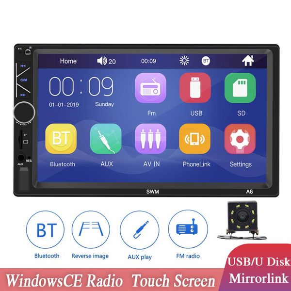 car audio swm-a6 2 din radio 7-inch touch screen multimedia video player bluetooth aux tf card automatic stereo on the dashboard host
car audio swm-a6 2 din radio 7-inch touch screen multimedia video player bluetooth aux tf card automatic stereo on the dashboard host