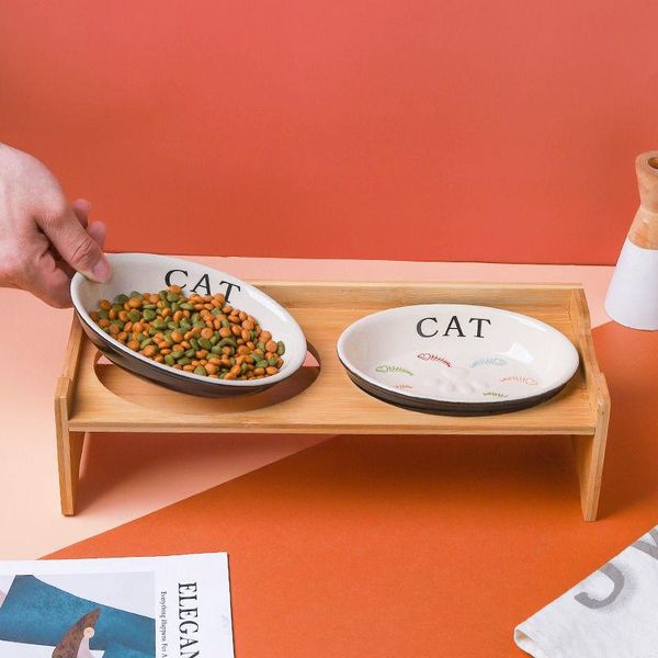 dog bowls & feeders ceramic cat bowl single double wood frame oblique water protection cervical spine high foot feeder
dog bowls & feeders ceramic cat bowl single double wood frame oblique water protection cervical spine high foot feeder