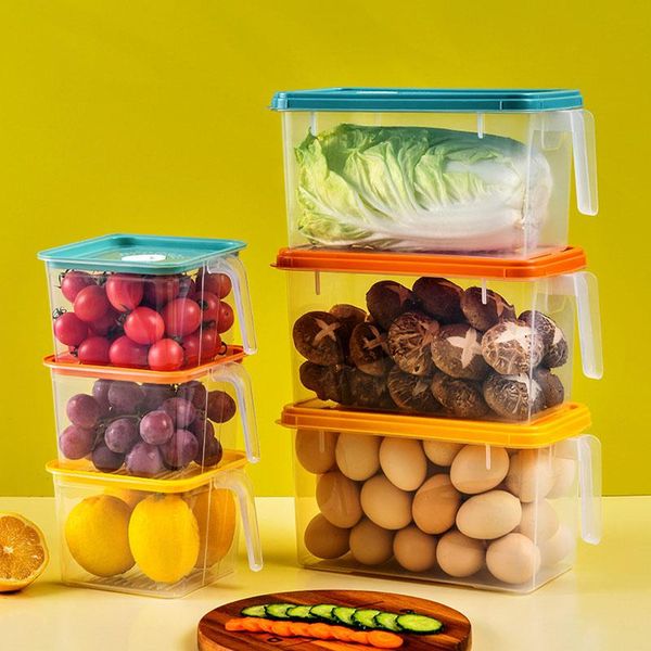 storage bottles & jars multifunctional refrigerator box kitchen organizer handle sealed boxes plastic container food containers
storage bottles & jars multifunctional refrigerator box kitchen organizer handle sealed boxes plastic container food containers