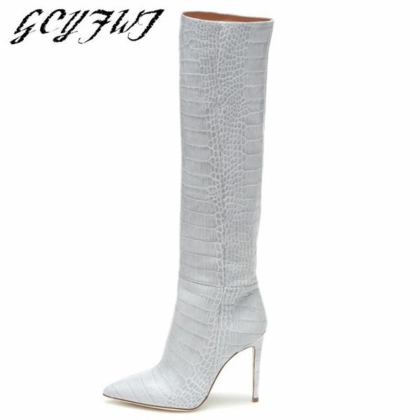 boots women's knee high solid color thin heels pointed toe slip-on female shoes fashion heel and loose catwalk botas mujer, Black
boots women's knee high solid color thin heels pointed toe slip-on female shoes fashion heel and loose catwalk botas mujer, Black