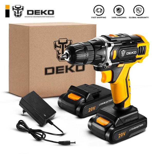 professiona electric drills deko sharker 20v cordless drill mini wireless power driver screwdriver dc lithium-ion battery easy to use home d
professiona electric drills deko sharker 20v cordless drill mini wireless power driver screwdriver dc lithium-ion battery easy to use home d