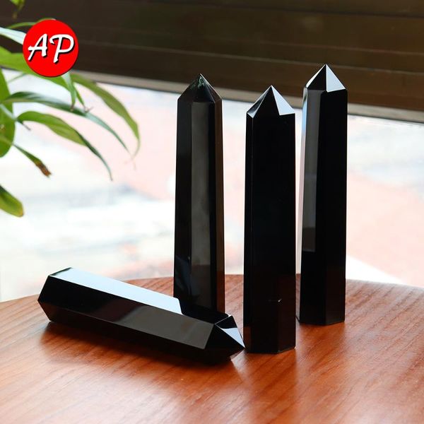 19-20mm natural crystal wand obsidian column point quartz mineral stone exorcise evil spirits decor diy gift decorative objects & figurines
19-20mm natural crystal wand obsidian column point quartz mineral stone exorcise evil spirits decor diy gift decorative objects & figurines