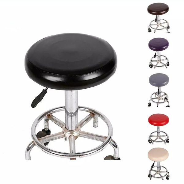 leather home dining chair cover round bar stool elastic seat for dentist hair beauty salon slipcover covers
leather home dining chair cover round bar stool elastic seat for dentist hair beauty salon slipcover covers