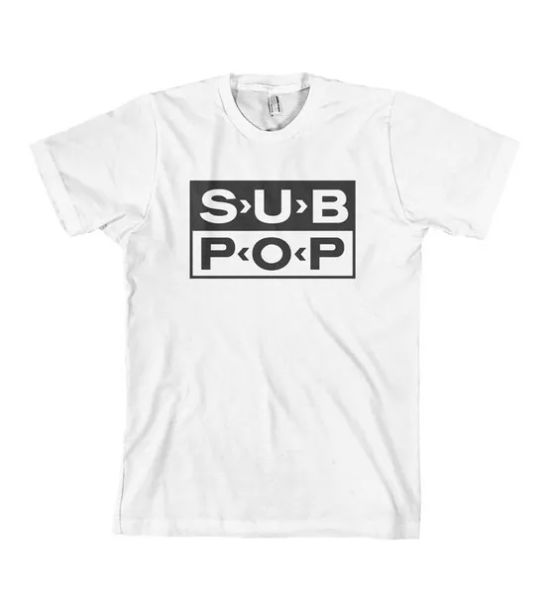 Sub Pop Logo T-shirt white NEW! ALL SIZES CLASSIC! Professionally made + printed, White;black
Sub Pop Logo T-shirt white NEW! ALL SIZES CLASSIC! Professionally made + printed, White;black