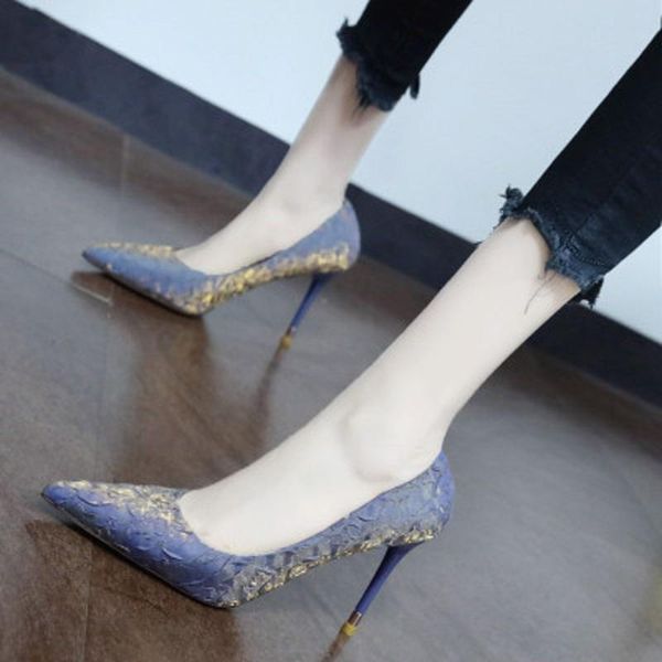 dress shoes ladies style pointed toe thin sequin evening single female early spring temperament stiletto banquet high heels, Black
dress shoes ladies style pointed toe thin sequin evening single female early spring temperament stiletto banquet high heels, Black