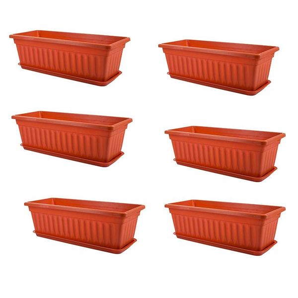 planters & pots 6pcs17-inch pp resin vegetable planter gardening accessories, terrace garden home porch decoration terracotta color
planters & pots 6pcs17-inch pp resin vegetable planter gardening accessories, terrace garden home porch decoration terracotta color