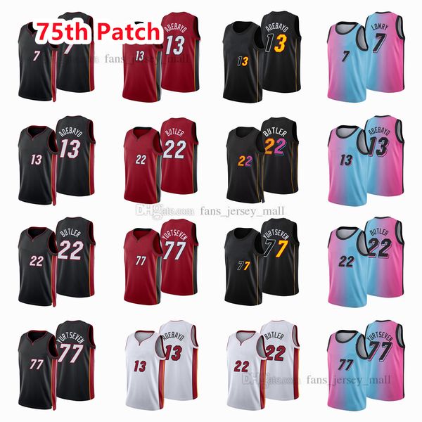printed 75th patch ity basketball jerseys omer 77 yurtseven kyle 7 lowry jimmy 22 butler bam 13 adebayo jersey color white red black custom, Black;red
printed 75th patch ity basketball jerseys omer 77 yurtseven kyle 7 lowry jimmy 22 butler bam 13 adebayo jersey color white red black custom, Black;red