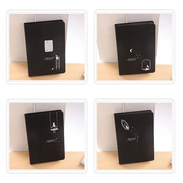notepads black card notebook diary diy blank paper sketch book 96, Purple;pink
notepads black card notebook diary diy blank paper sketch book 96, Purple;pink