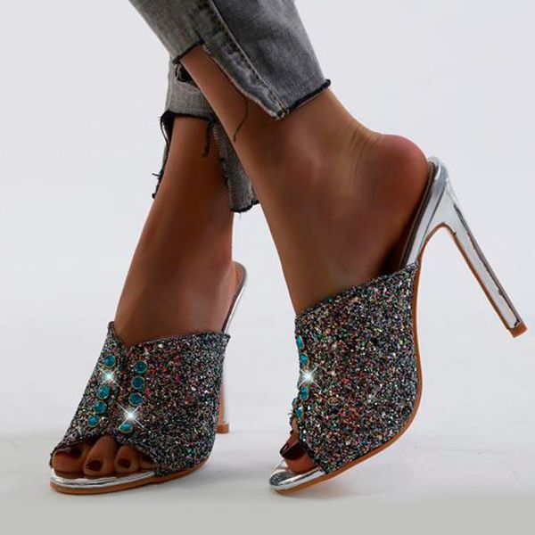 sequin cloth women's sandals thin high-heeled shoes buckle gladiator fashion pumps party nightclub wedding, Black
sequin cloth women's sandals thin high-heeled shoes buckle gladiator fashion pumps party nightclub wedding, Black