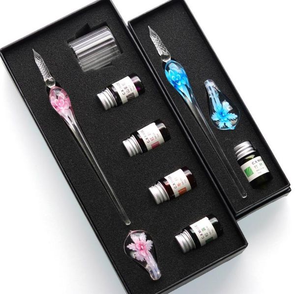 fountain pens jugal creative handmade lampwork glass pen flower pattern transparent gold pastel ink signature gifts
fountain pens jugal creative handmade lampwork glass pen flower pattern transparent gold pastel ink signature gifts