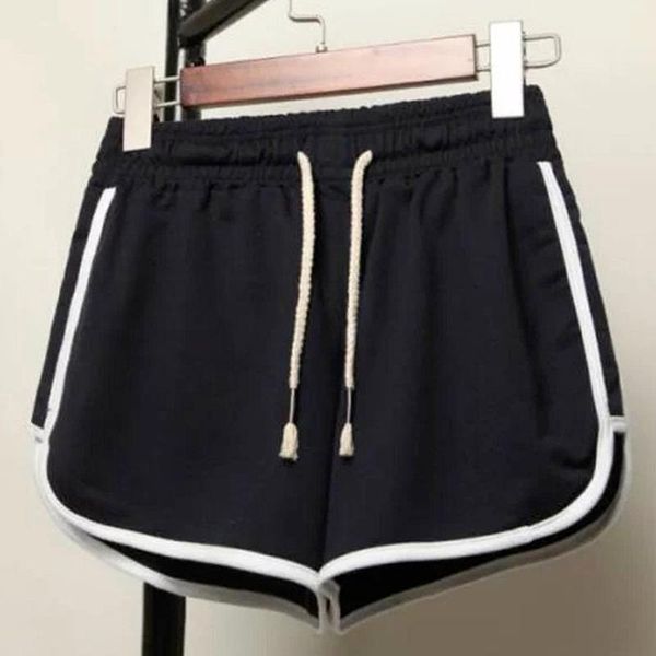 women's shorts plus size womens summer yoga sport ladies jogging slim fiit fitness drawstring elastic waist casual sportswear, White;black
women's shorts plus size womens summer yoga sport ladies jogging slim fiit fitness drawstring elastic waist casual sportswear, White;black