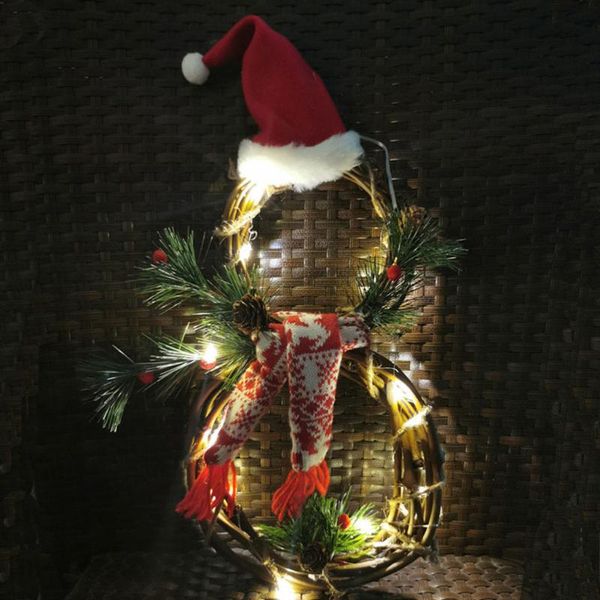 decorative flowers & wreaths snowman christmas wreath hanging with lights party door wall garland decor
decorative flowers & wreaths snowman christmas wreath hanging with lights party door wall garland decor