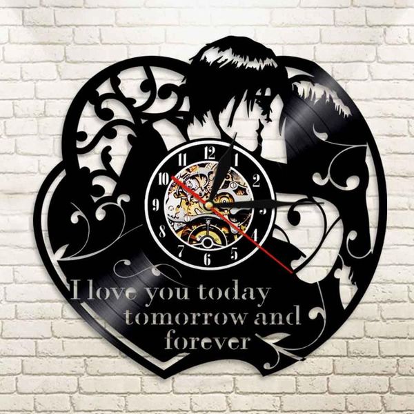 wall clocks i love you today tomorrow and forever modern design record clock home decor lover couple parents gift
wall clocks i love you today tomorrow and forever modern design record clock home decor lover couple parents gift