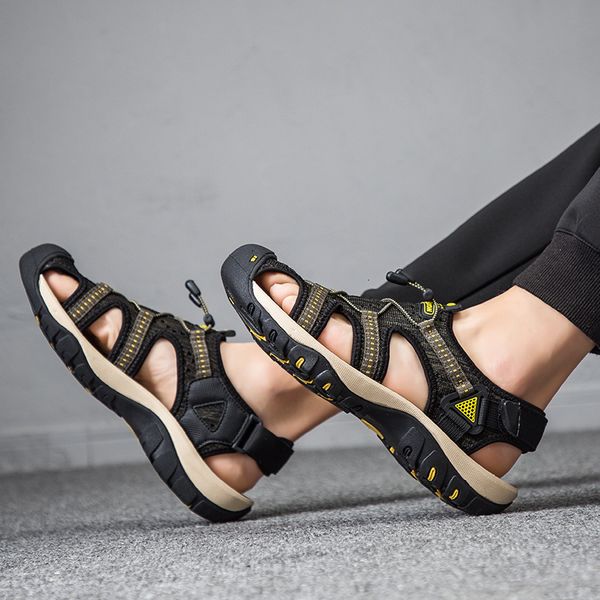 slippers fashion outoor mens summer mesh sandals 's breathable casual shoes beach outdoor sa9k, Black
slippers fashion outoor mens summer mesh sandals 's breathable casual shoes beach outdoor sa9k, Black