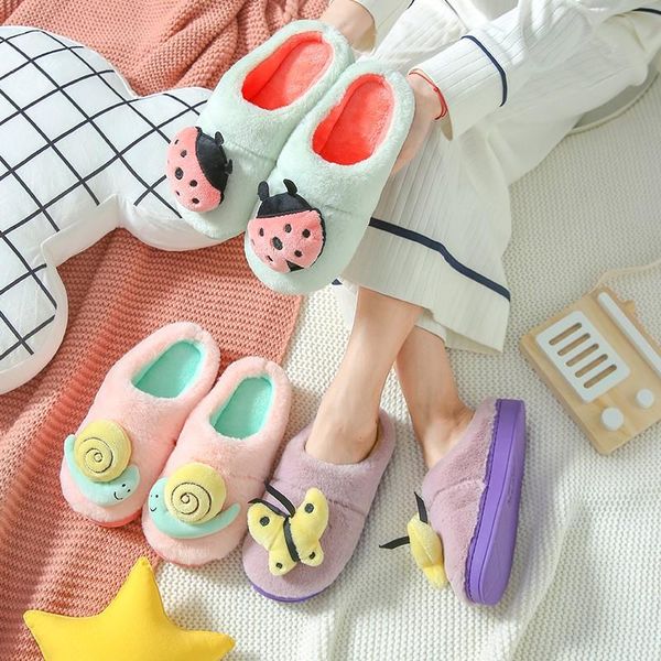 women fluffy slippers winter warm fur shoes men lovers cute animal butterfly soft sole home indoor ladies plush zapatillas mujer, Black
women fluffy slippers winter warm fur shoes men lovers cute animal butterfly soft sole home indoor ladies plush zapatillas mujer, Black