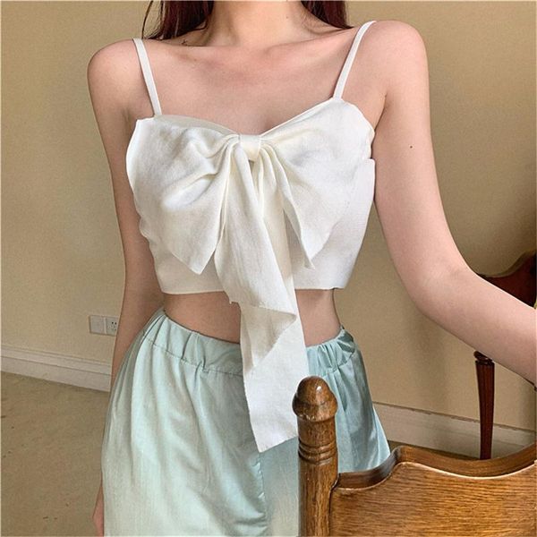 women's tanks & camis camisoles women big bow leisure solid sweet kawaii girls basic night-club slim sleeveless tees chic crop wom, White
women's tanks & camis camisoles women big bow leisure solid sweet kawaii girls basic night-club slim sleeveless tees chic crop wom, White