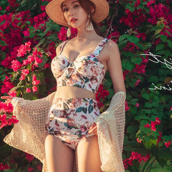 ms swimsuit south korea printed high waist bikini split care machine steel bracket gathered spring women's swimsuit, White;black
ms swimsuit south korea printed high waist bikini split care machine steel bracket gathered spring women's swimsuit, White;black