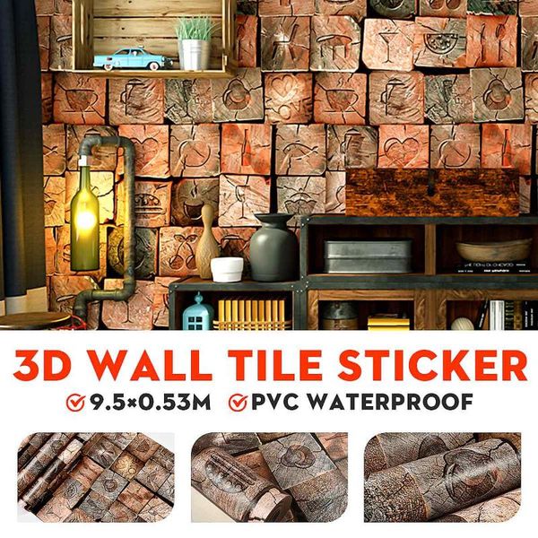 wallpapers 9.5x0.53m 3d pattern textured pvc wall paper sticker background waterproof stickers papers diy brick home decor
wallpapers 9.5x0.53m 3d pattern textured pvc wall paper sticker background waterproof stickers papers diy brick home decor