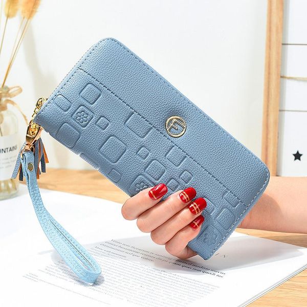 wallets 2021 korean embossed women's wallet long zipper large capacity manufacturer, Red;black
wallets 2021 korean embossed women's wallet long zipper large capacity manufacturer, Red;black