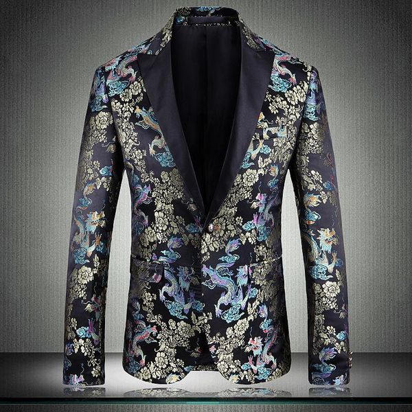 men's suits & blazers blazer mens luxury jacquard single breasted wedding party prom men plus size 5xl masculino slim, White;black
men's suits & blazers blazer mens luxury jacquard single breasted wedding party prom men plus size 5xl masculino slim, White;black