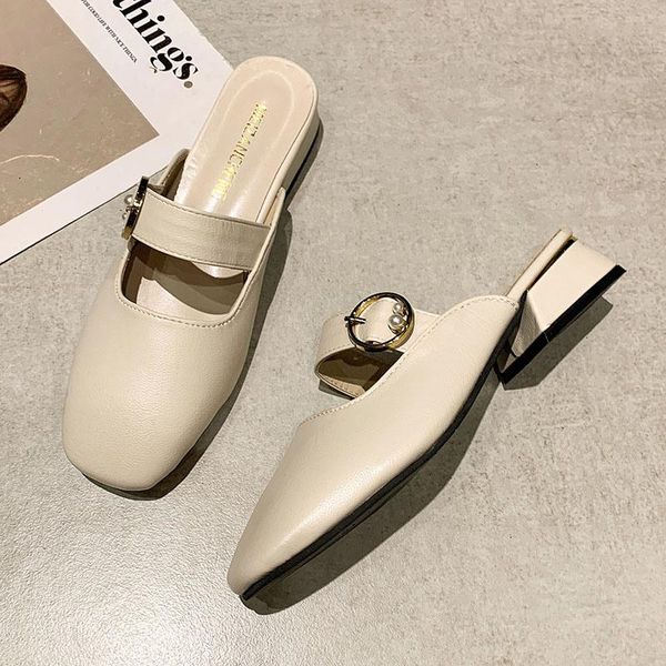 slippers women summer shoes female mule cover toe square heel med pantofle low slides mules block 2021 rome rubber pu hoof, Black
slippers women summer shoes female mule cover toe square heel med pantofle low slides mules block 2021 rome rubber pu hoof, Black