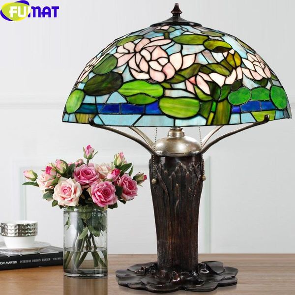 table lamps fumat tiffany style big lotus art decor casting bronzn pink gree leaves desk lights stained glass antique handcraft
table lamps fumat tiffany style big lotus art decor casting bronzn pink gree leaves desk lights stained glass antique handcraft