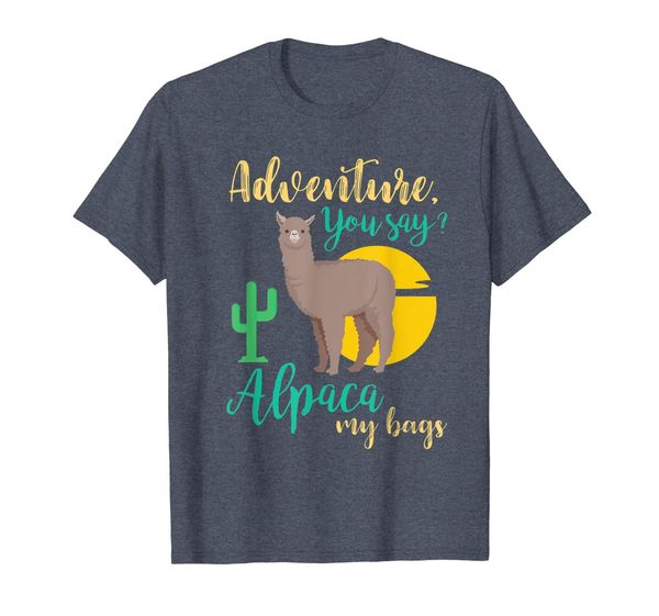 adventure you say alpaca my bags funny travel t-shirt, White;black
adventure you say alpaca my bags funny travel t-shirt, White;black