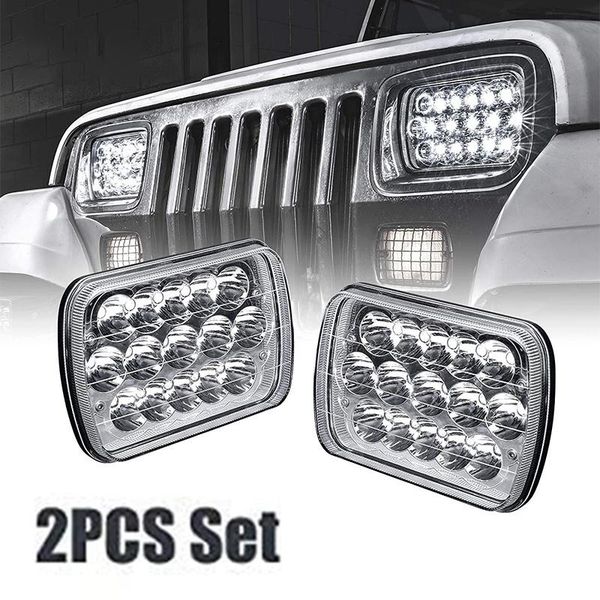 car headlights 7x6 inch led sealed beam square head light lamps high low double h6014 h6052 h6054 6054 45w 1 pair
car headlights 7x6 inch led sealed beam square head light lamps high low double h6014 h6052 h6054 6054 45w 1 pair