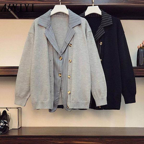 women's vests auyiyi plus size loose long sleeve sweater knit cardigan jacket fashion fat girl stitching lapel youth style -4xl, Black;white
women's vests auyiyi plus size loose long sleeve sweater knit cardigan jacket fashion fat girl stitching lapel youth style -4xl, Black;white