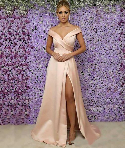 plus size woman off-shoulder split front bridesmaid dresses mermaid v-neck thigh-high slits girl gown custom satin wedding party gown, White;pink
plus size woman off-shoulder split front bridesmaid dresses mermaid v-neck thigh-high slits girl gown custom satin wedding party gown, White;pink