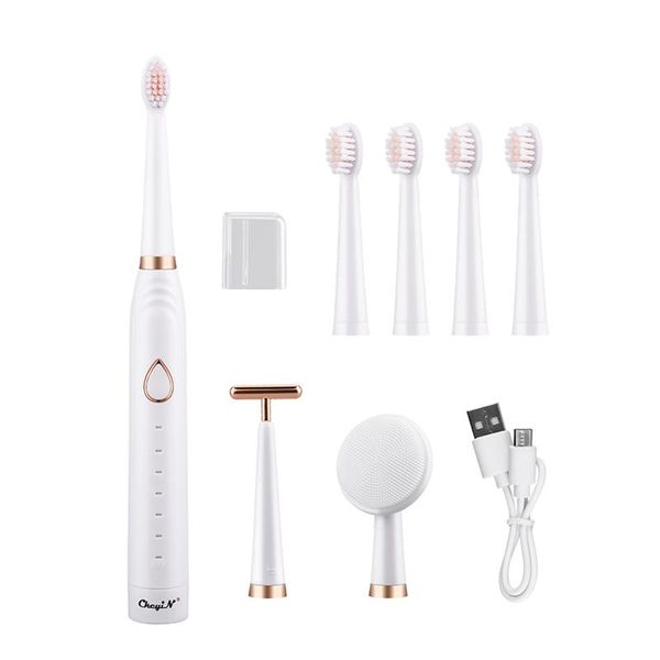 ckeyin 3 in 1 electric toothbrush 6 modes v face lifting beauty bar facial cleaning brush pore cleaner waterproof tooth smart
ckeyin 3 in 1 electric toothbrush 6 modes v face lifting beauty bar facial cleaning brush pore cleaner waterproof tooth smart