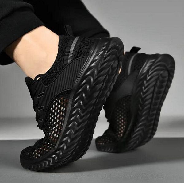 tee313 outdoor sport shoes men lightweight runner sneakers mesh breathable woven mesher lace up jogging walking, Black
tee313 outdoor sport shoes men lightweight runner sneakers mesh breathable woven mesher lace up jogging walking, Black