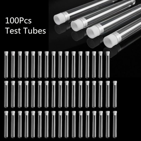 lab supplies 100pcs clear plastic test tube with cap 12x100mm u-shaped bottom long transparent
lab supplies 100pcs clear plastic test tube with cap 12x100mm u-shaped bottom long transparent