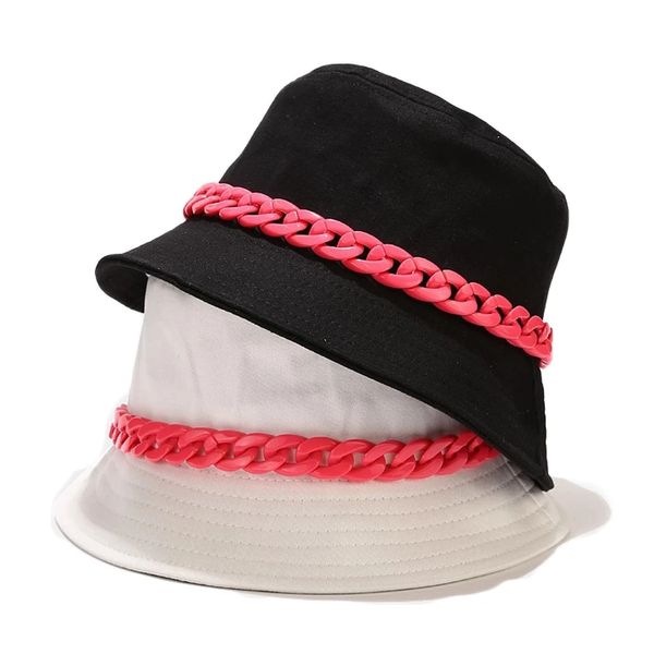 personality red chain bucket hat women summer street hip hop fisherman hat female cotton travel panama beach shading sun hat, Blue;gray
personality red chain bucket hat women summer street hip hop fisherman hat female cotton travel panama beach shading sun hat, Blue;gray