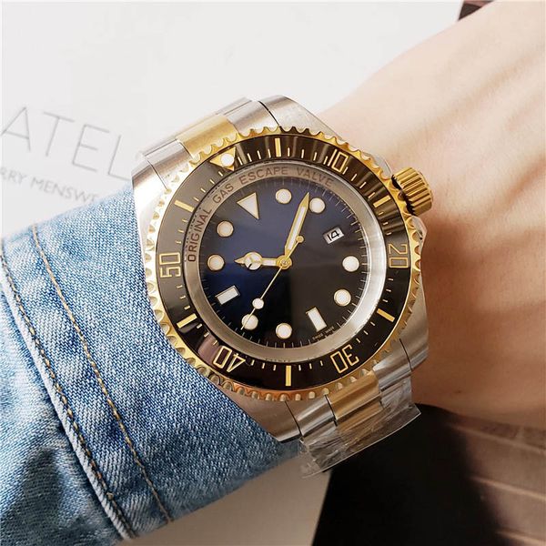 mens watch deep ceramic bezel sapphire cystal stainless steel with glide lock clasp automatic mechanical luxury watches 13979 item, Slivery;brown
mens watch deep ceramic bezel sapphire cystal stainless steel with glide lock clasp automatic mechanical luxury watches 13979 item, Slivery;brown