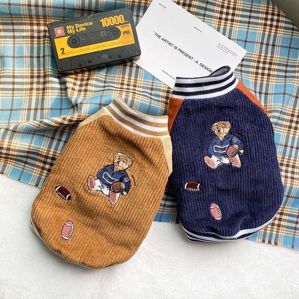 retro trend of baseball bear dog clothes winter teddy warm cotton coat little milk is more cute than panda autumn and apparel
retro trend of baseball bear dog clothes winter teddy warm cotton coat little milk is more cute than panda autumn and apparel