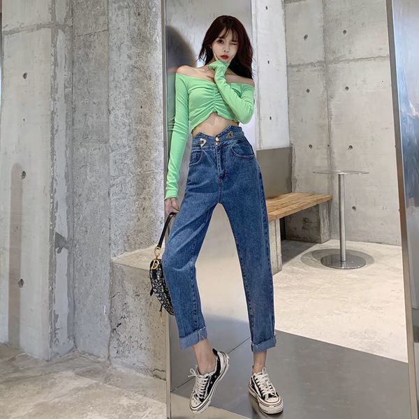genayooa high waisted boyfriend for women loose vintage demin jeans plus size streetwear cotton blue female pants winter 210417
genayooa high waisted boyfriend for women loose vintage demin jeans plus size streetwear cotton blue female pants winter 210417
