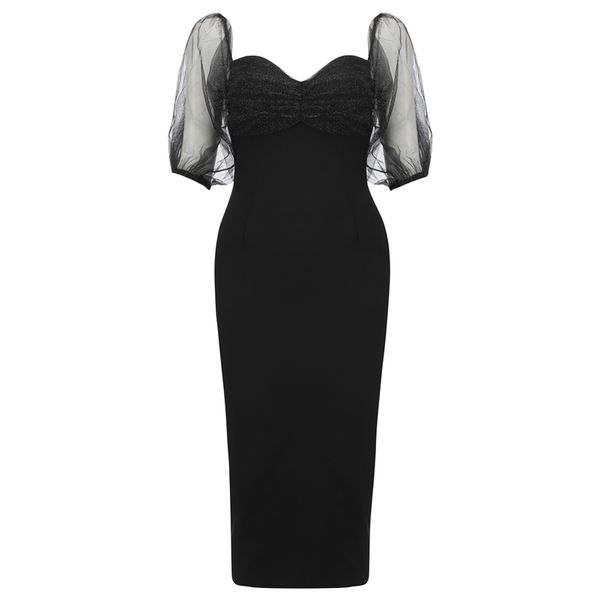 women dress bandage elegant mesh fashion party club celebrity bodycon summer es 210515, Black;gray
women dress bandage elegant mesh fashion party club celebrity bodycon summer es 210515, Black;gray