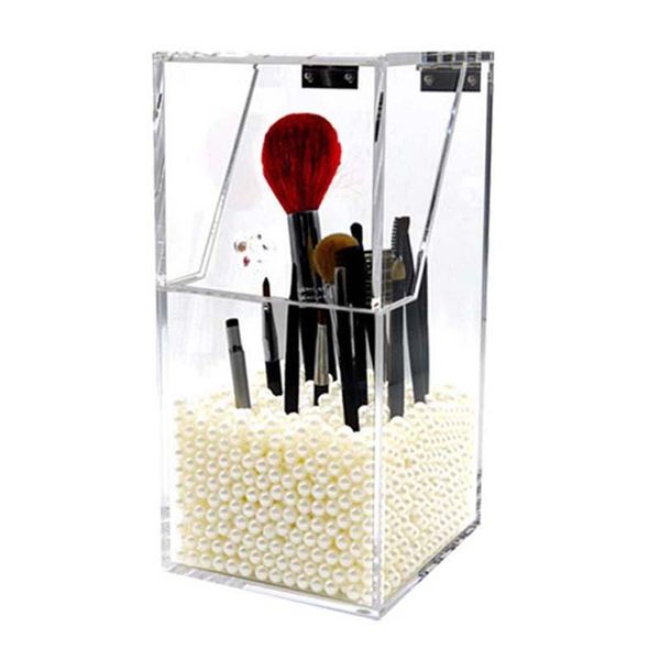 pearl clear acrylic cosmetic organizer makeup brush container storage box holder lipstick pencil boxes & bins
pearl clear acrylic cosmetic organizer makeup brush container storage box holder lipstick pencil boxes & bins
