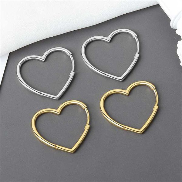 hoop & huggie heart smooth surface exaggerate big earrings for women charm fine jewelry metal fashion party jewel, Golden;silver
hoop & huggie heart smooth surface exaggerate big earrings for women charm fine jewelry metal fashion party jewel, Golden;silver