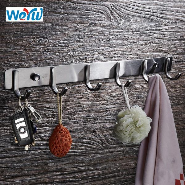 robe hooks weyuu stainless steel bathroom 3-7 row coat door hanger wall mount kitchen accessories
robe hooks weyuu stainless steel bathroom 3-7 row coat door hanger wall mount kitchen accessories