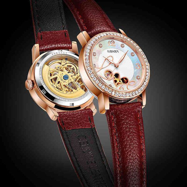2021 new fashion love heart dial mechanical women clocks leather diamond automatic clock valentine's day poison montre femme, Slivery;brown
2021 new fashion love heart dial mechanical women clocks leather diamond automatic clock valentine's day poison montre femme, Slivery;brown
