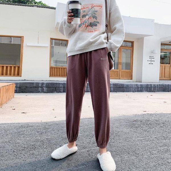 women's pants & capris harajuku joggers harme sweatpants women trousers high waist sweat streetwear vintage casual loose sports wide le, Black;white
women's pants & capris harajuku joggers harme sweatpants women trousers high waist sweat streetwear vintage casual loose sports wide le, Black;white
