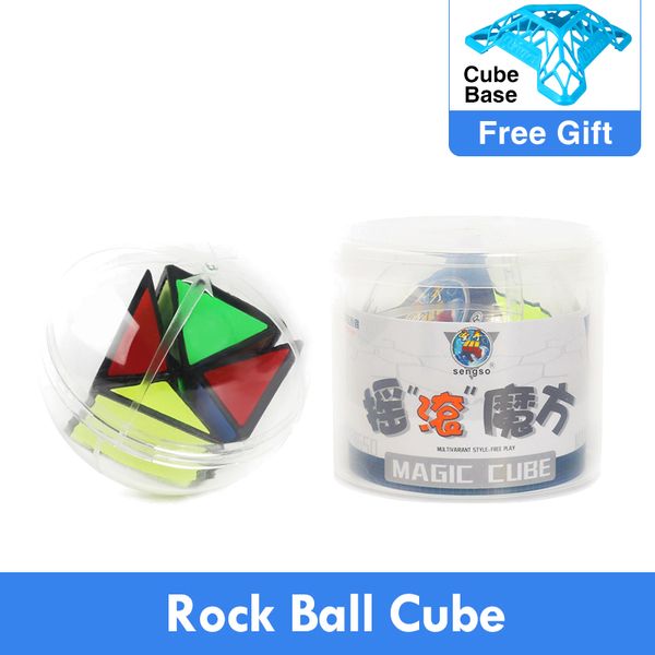 

ShengShou 3x3 Rock Shake Ball Magic Cube Speed Twisty Puzzle Brain Teasers Challenging Intelligence Educational Toys Children