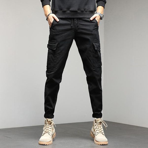 men's pants 2021men autumn and winter outdoor loose fashion casual sports multicolor side large pockets trousers, Black
men's pants 2021men autumn and winter outdoor loose fashion casual sports multicolor side large pockets trousers, Black