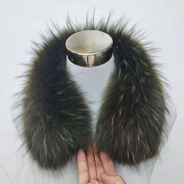 scarves winter women's 100% real raccoon fur collar luxury fluffy 55cm men jackets hooded accessories neck warmers diy shawl, Blue;gray
scarves winter women's 100% real raccoon fur collar luxury fluffy 55cm men jackets hooded accessories neck warmers diy shawl, Blue;gray