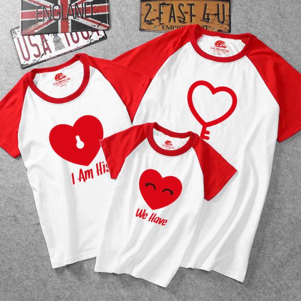 family look matching outfits clothes love heart casual cotton summer short sleeve t shirt father mother and daughter clothes 210713, Blue
family look matching outfits clothes love heart casual cotton summer short sleeve t shirt father mother and daughter clothes 210713, Blue
