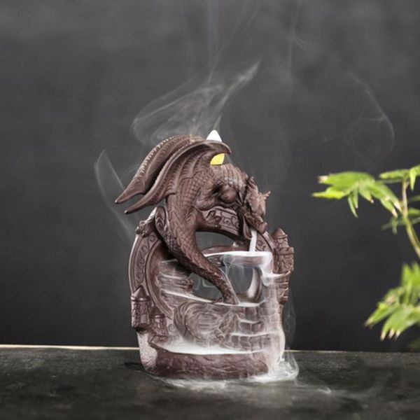 fragrance lamps s backflow dragon incense burner holder censer meditation ornament decoration
fragrance lamps s backflow dragon incense burner holder censer meditation ornament decoration
