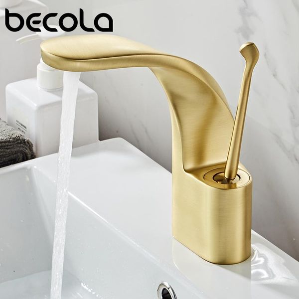 bathroom sink faucets becola basin black/golden/chrome creative mixer taps brushed deck-mounted water faucet
bathroom sink faucets becola basin black/golden/chrome creative mixer taps brushed deck-mounted water faucet